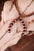Cowgirl Pearl Copper Horseshoe Necklace