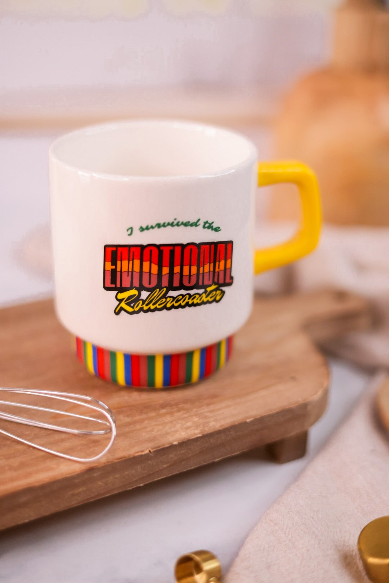 I Survived The Emotional Rollercoaster Ceramic Mug