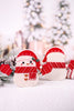 6" Chunky Wooden Snowman Sitter