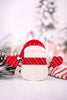 6" Chunky Wooden Snowman Sitter