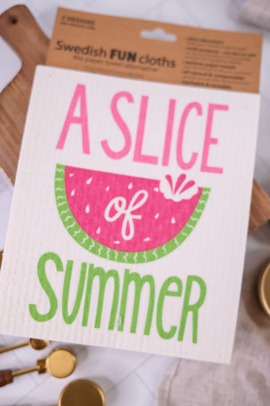 Summer Fun Swedish Dish Cloths (2pk)