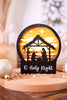 Nativity Scene Tabletop Decorations W/ Lights (2 Styles)