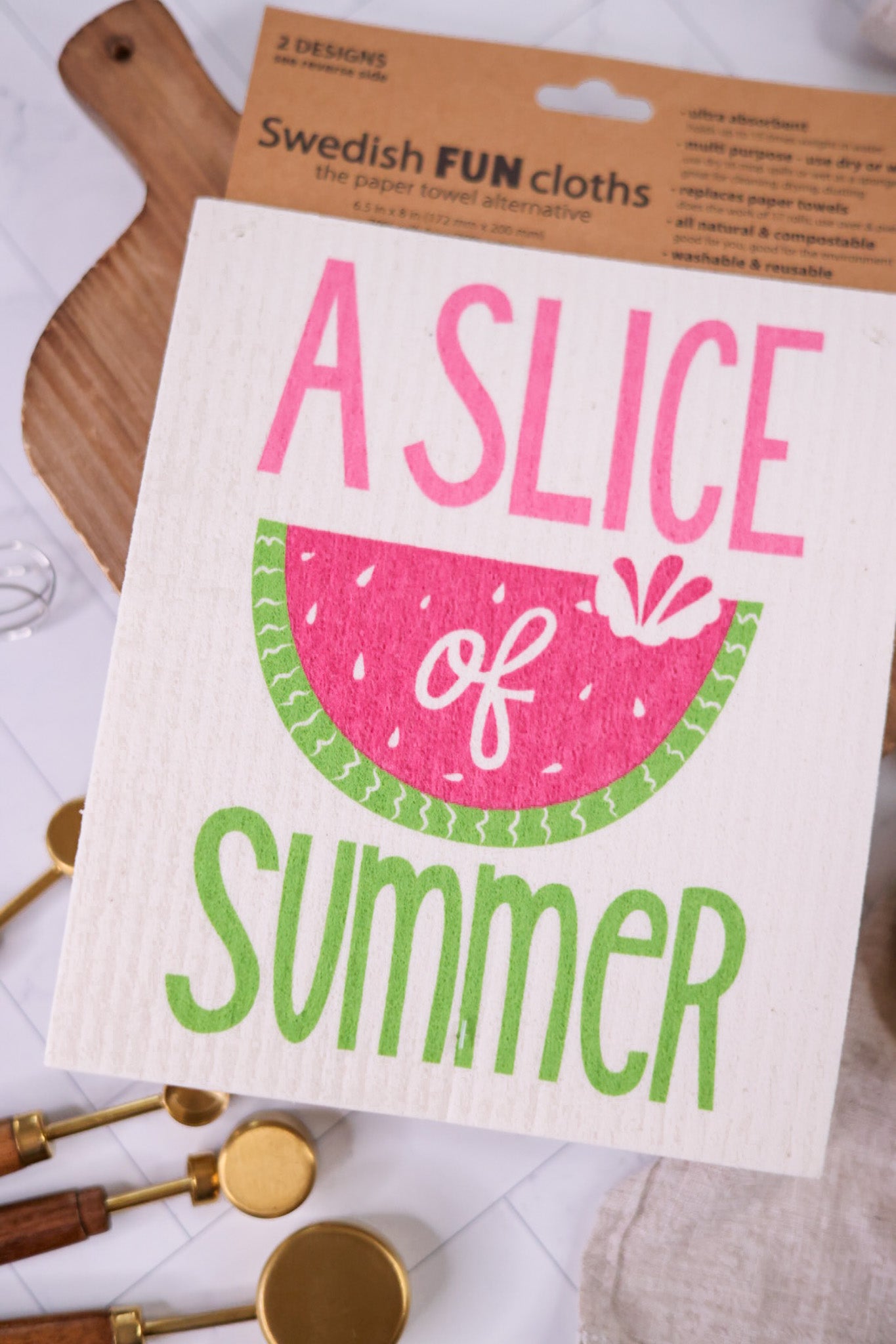 Summer Fun Swedish Dish Cloths (2pk)