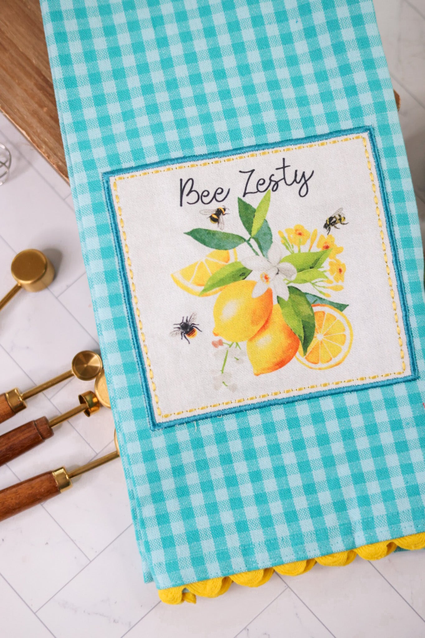Bee Zesty Tea Towel