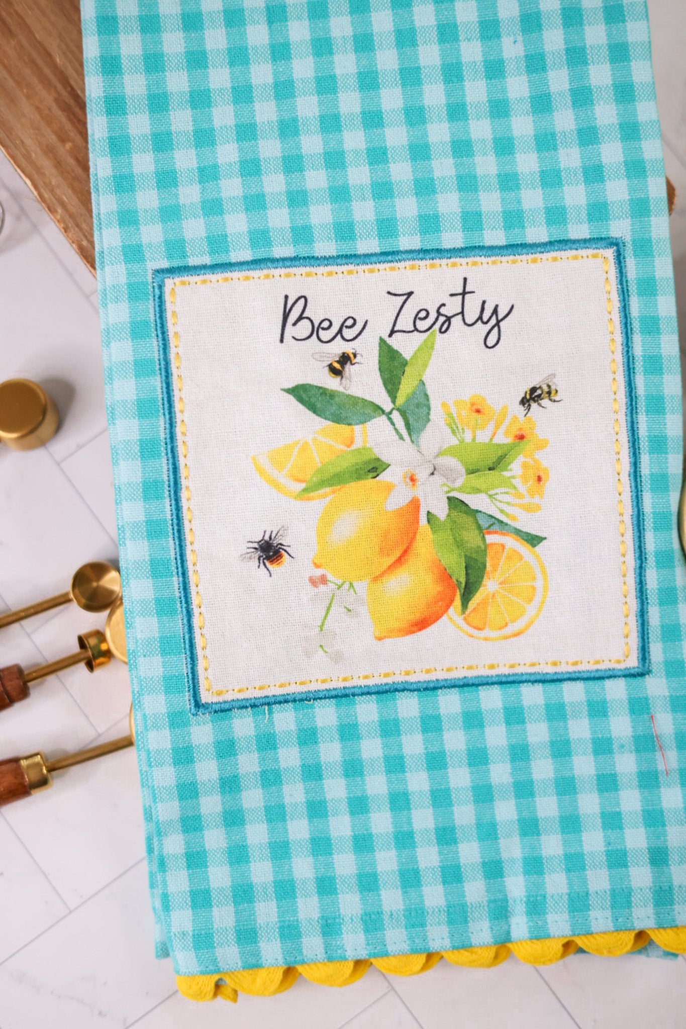 Bee Zesty Tea Towel