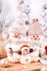 Cocoa Cream Snowman Family