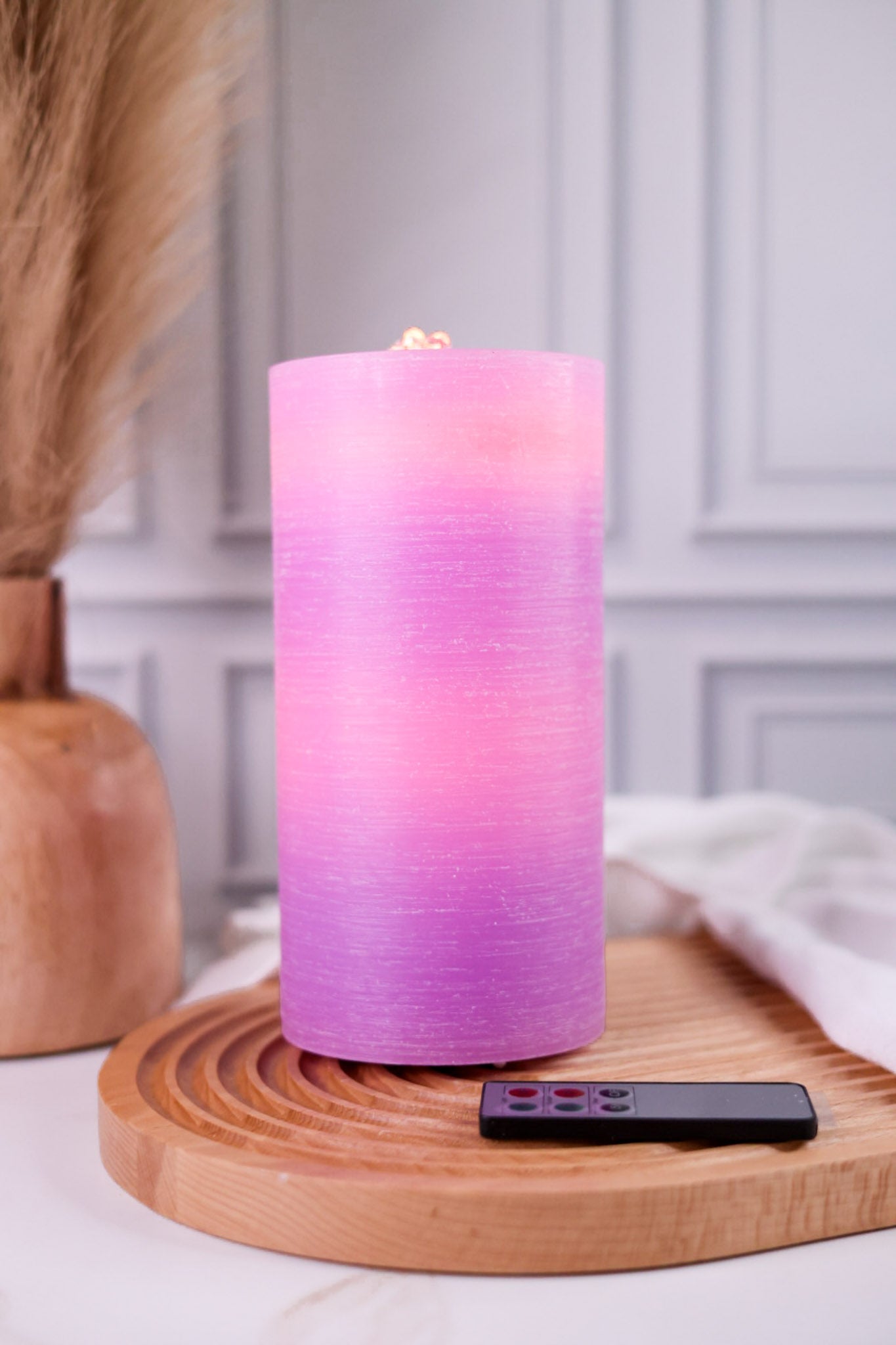 Colorful Water Wick LED Candle With Remote (5 Colors)