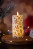 6" Holly LED Pillar