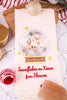 Snow Globe Reindeer Decorative Dishtowel