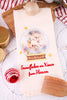 Snow Globe Reindeer Decorative Dishtowel