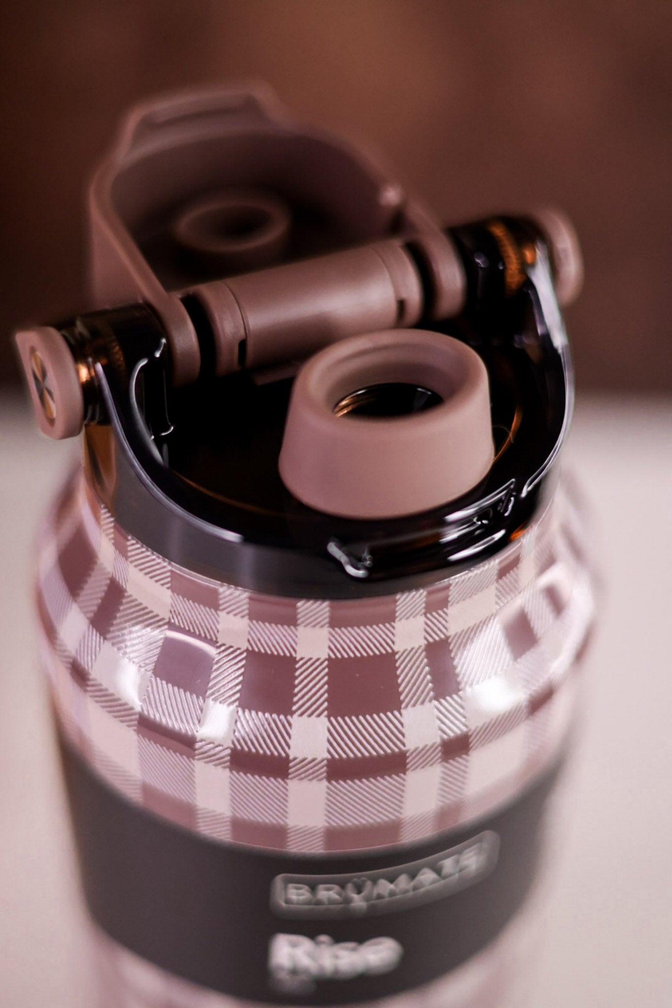 Brumate Pecan Plaid 35oz Rise Tumbler