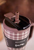 Brumate Pecan Plaid 30oz Era Flip Tumbler