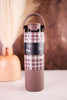 Brumate Pecan Plaid 25oz Rise Tumbler