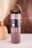 Brumate Pecan Plaid 25oz Rise Tumbler