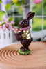 Resin Dark Chocolate Easter Bunny Figurine