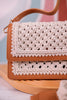 Ivory Gianna Macrame Crossbody Bag