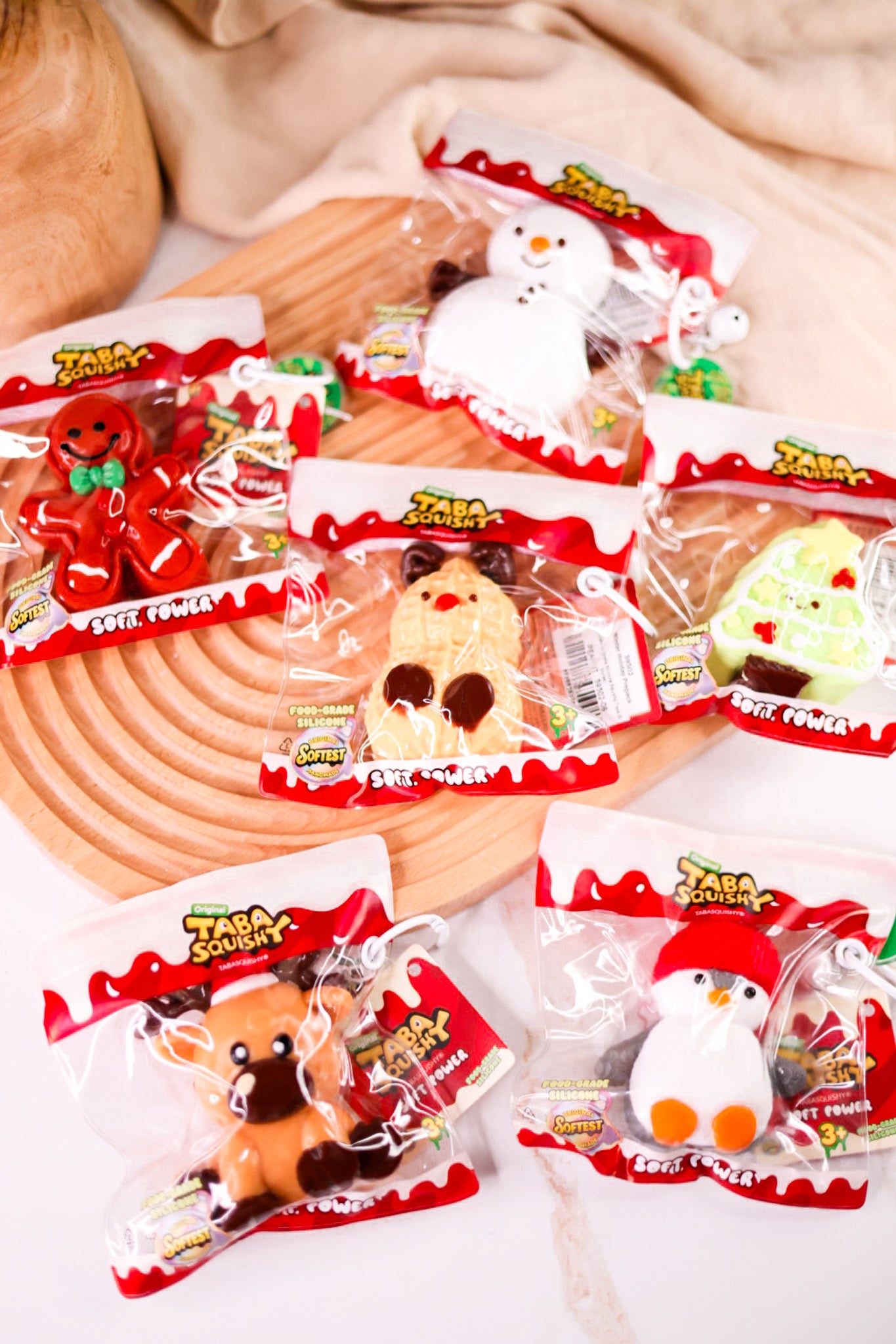 Christmas Icons Silicone Squishy Toys (6 Styles)