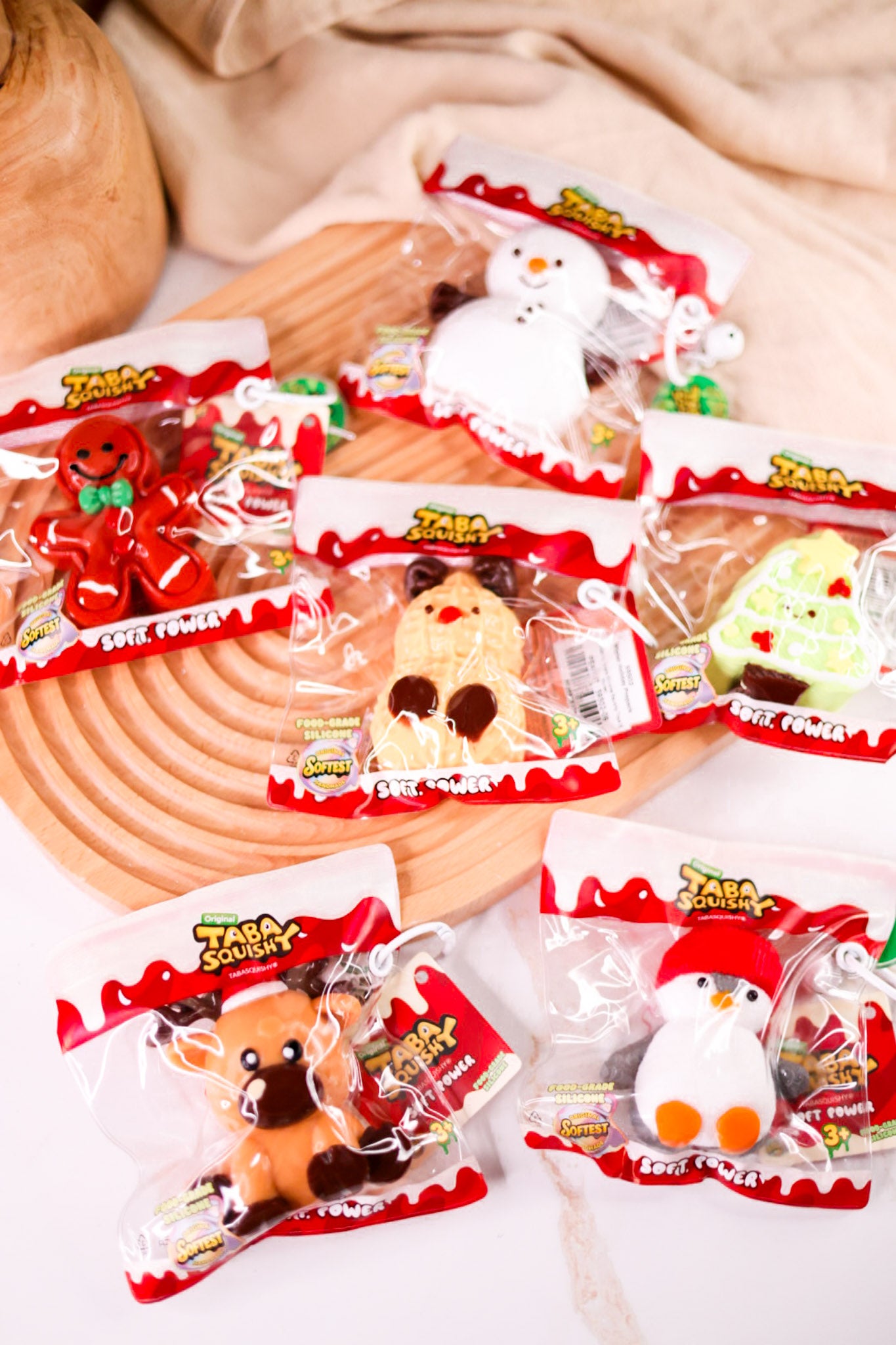 Christmas Icons Silicone Squishy Toys (6 Styles)