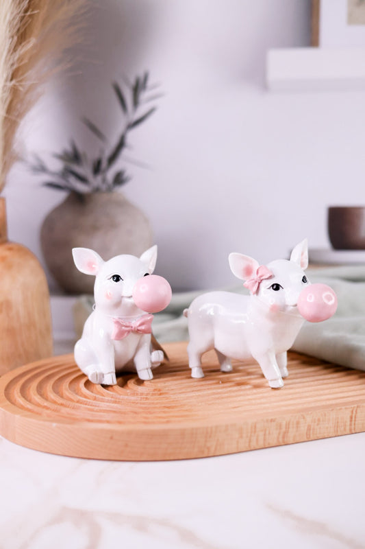 5.5" Piglet Blowing Bubble Figurine (2 Styles)