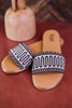 Here For A Good Time Black Sandals