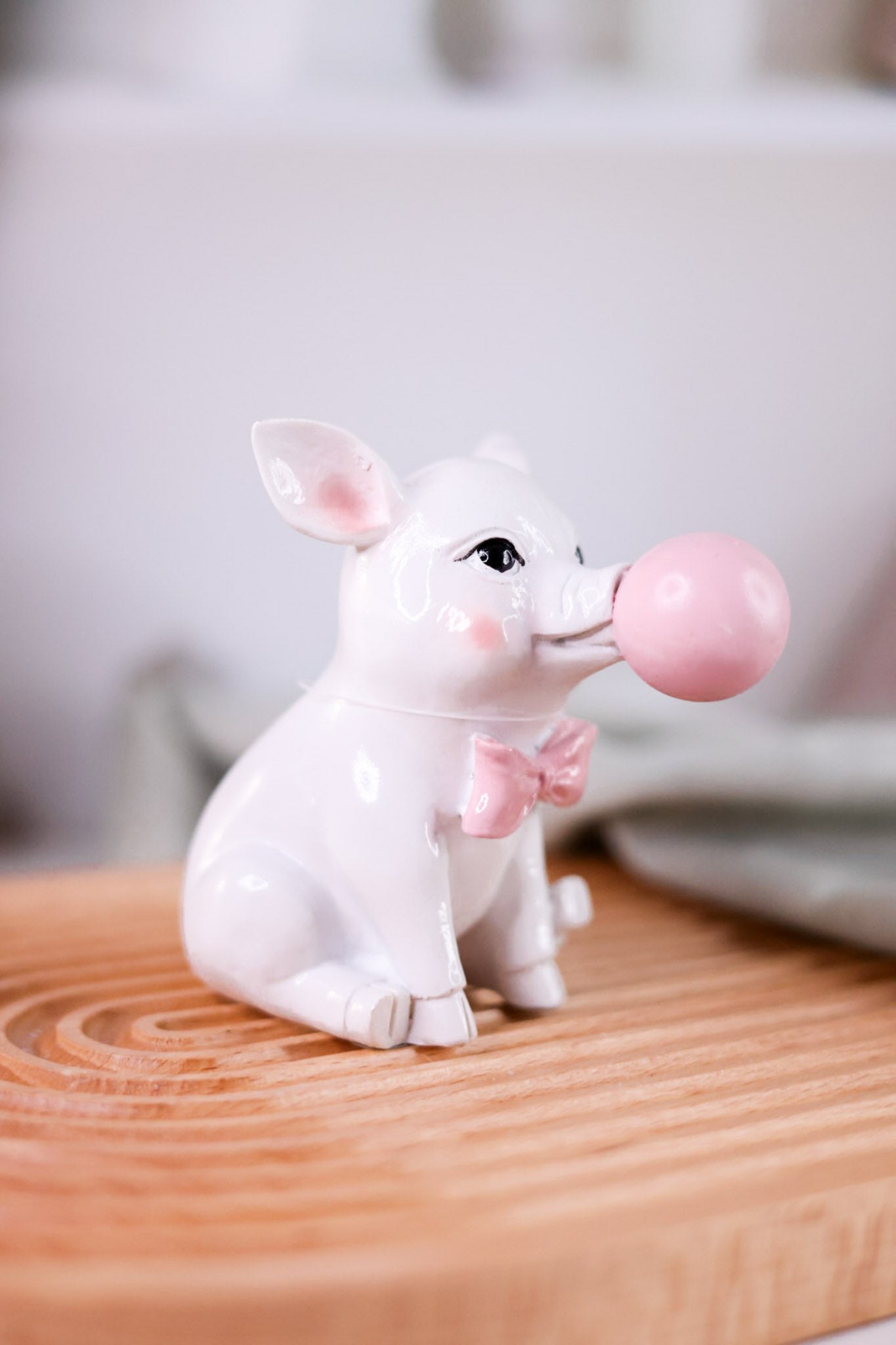 5.5" Piglet Blowing Bubble Figurine (2 Styles)