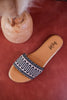 Here For A Good Time Black Sandals