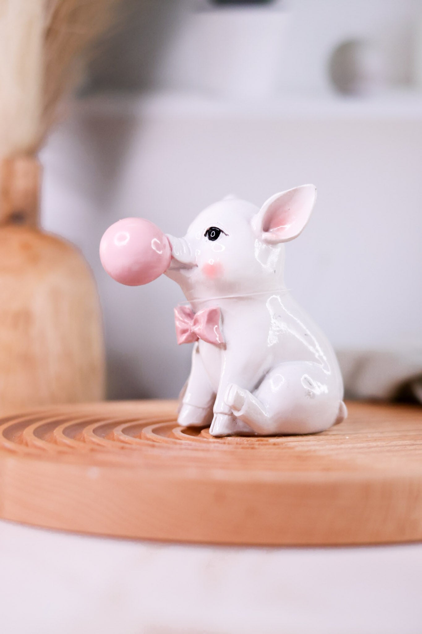 5.5" Piglet Blowing Bubble Figurine (2 Styles)
