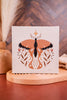 Canvas Wrapped Textured Moth Art Print (3 Colors)