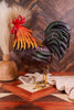 15" Metal Rooster Figurine