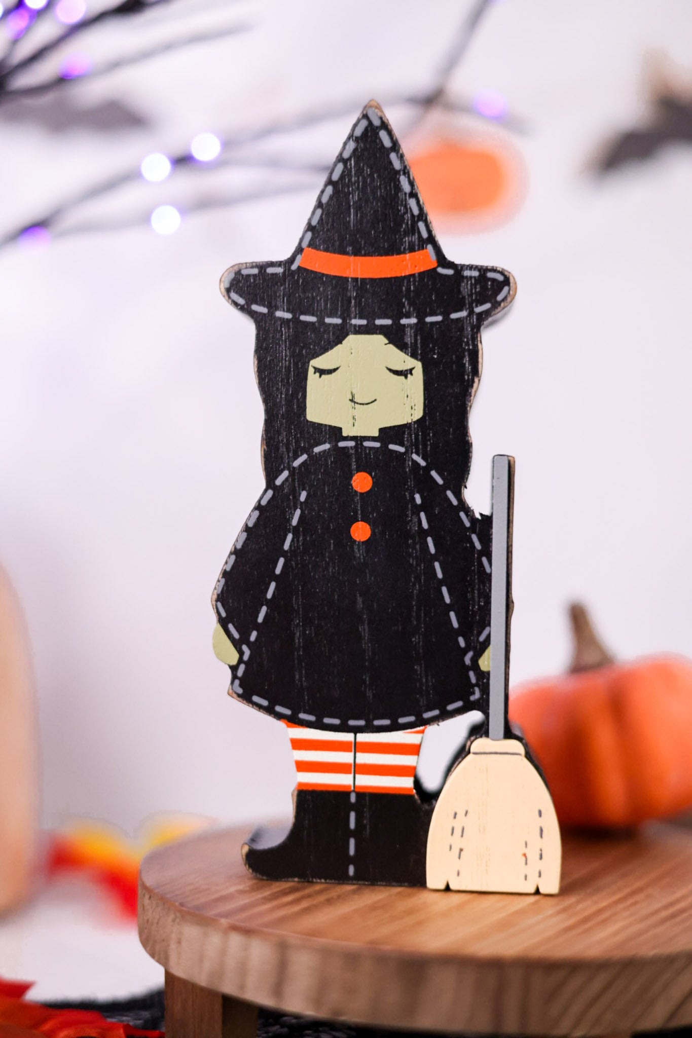 Witch Chunky Wood Sitter