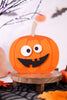 Chunky Wooden Jack-O-Lantern Sitter