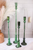 Green Forged Iron Candle Holders (4 Sizes)