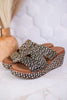 Golden Hour Black Combo Wedges