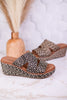 Golden Hour Black Combo Wedges
