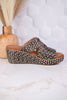 Golden Hour Black Combo Wedges