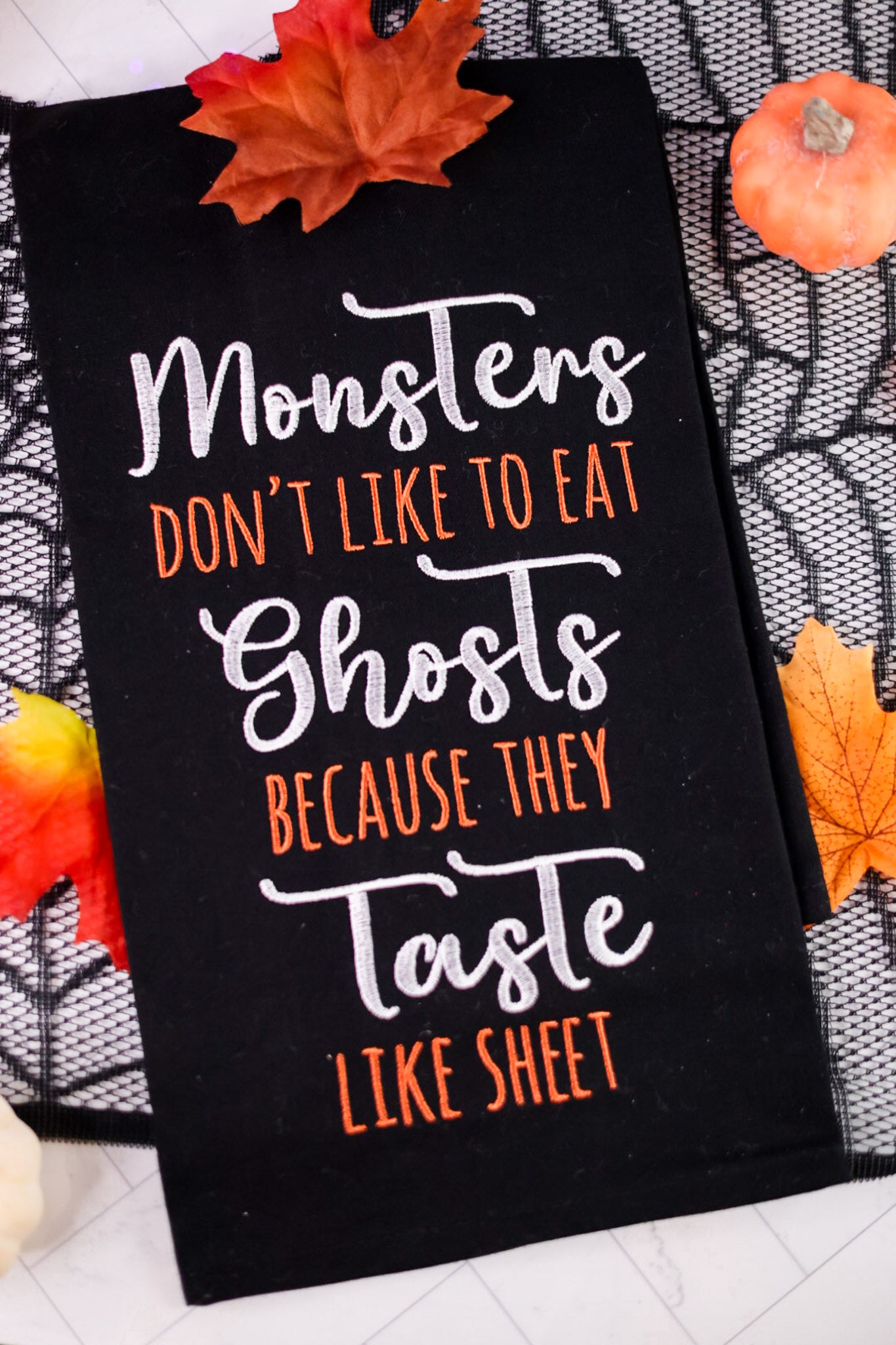 Monsters Don't Eat Ghosts Towel