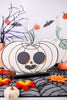 Reversible Pumpkin/Jack-O-Lantern Wooden Sitter
