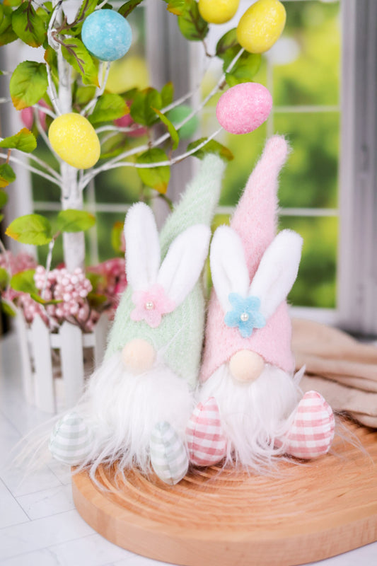 Plush Sitting Bunny Gnomes (2 Colors)