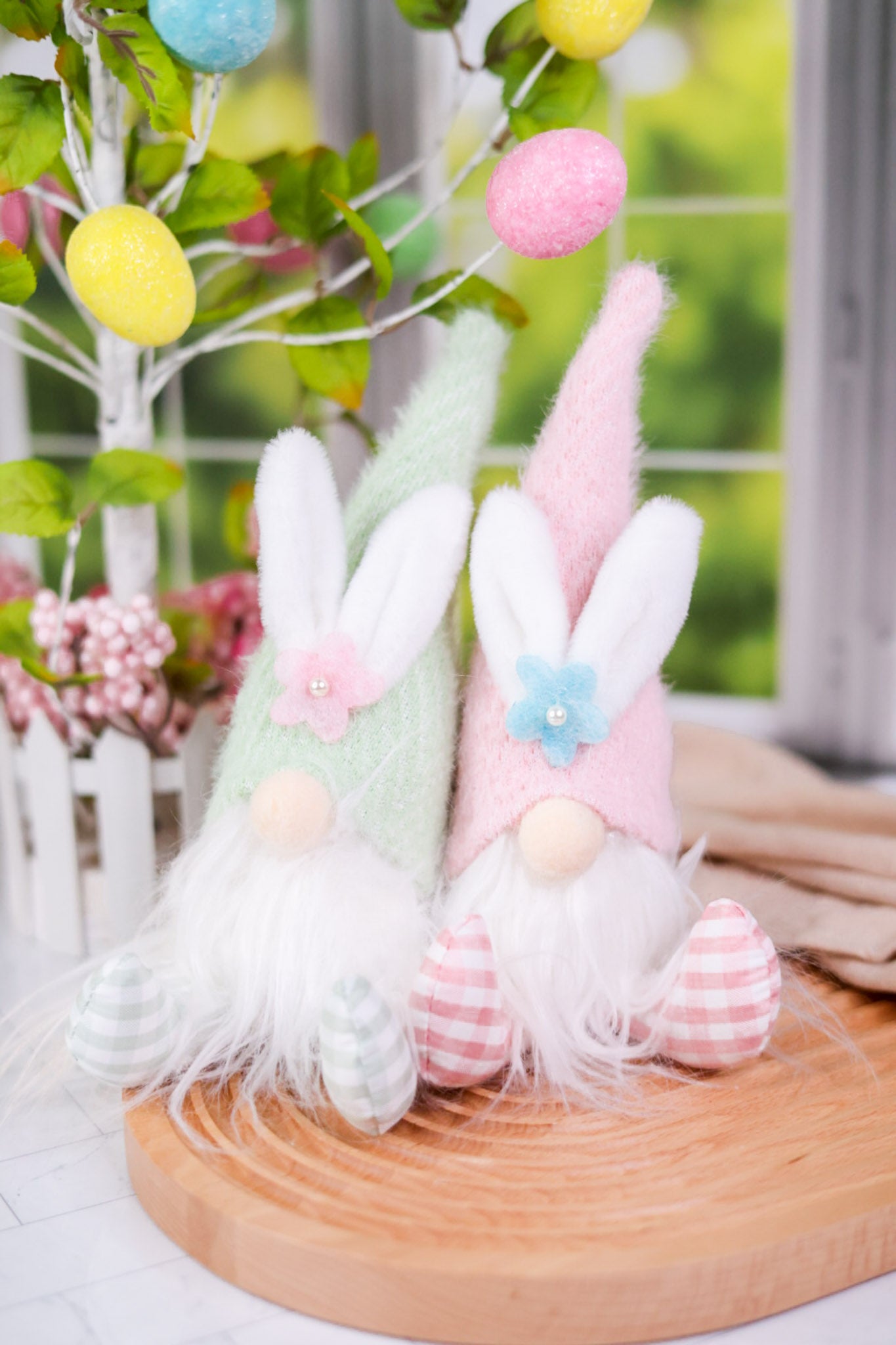 Plush Sitting Bunny Gnomes (2 Colors)