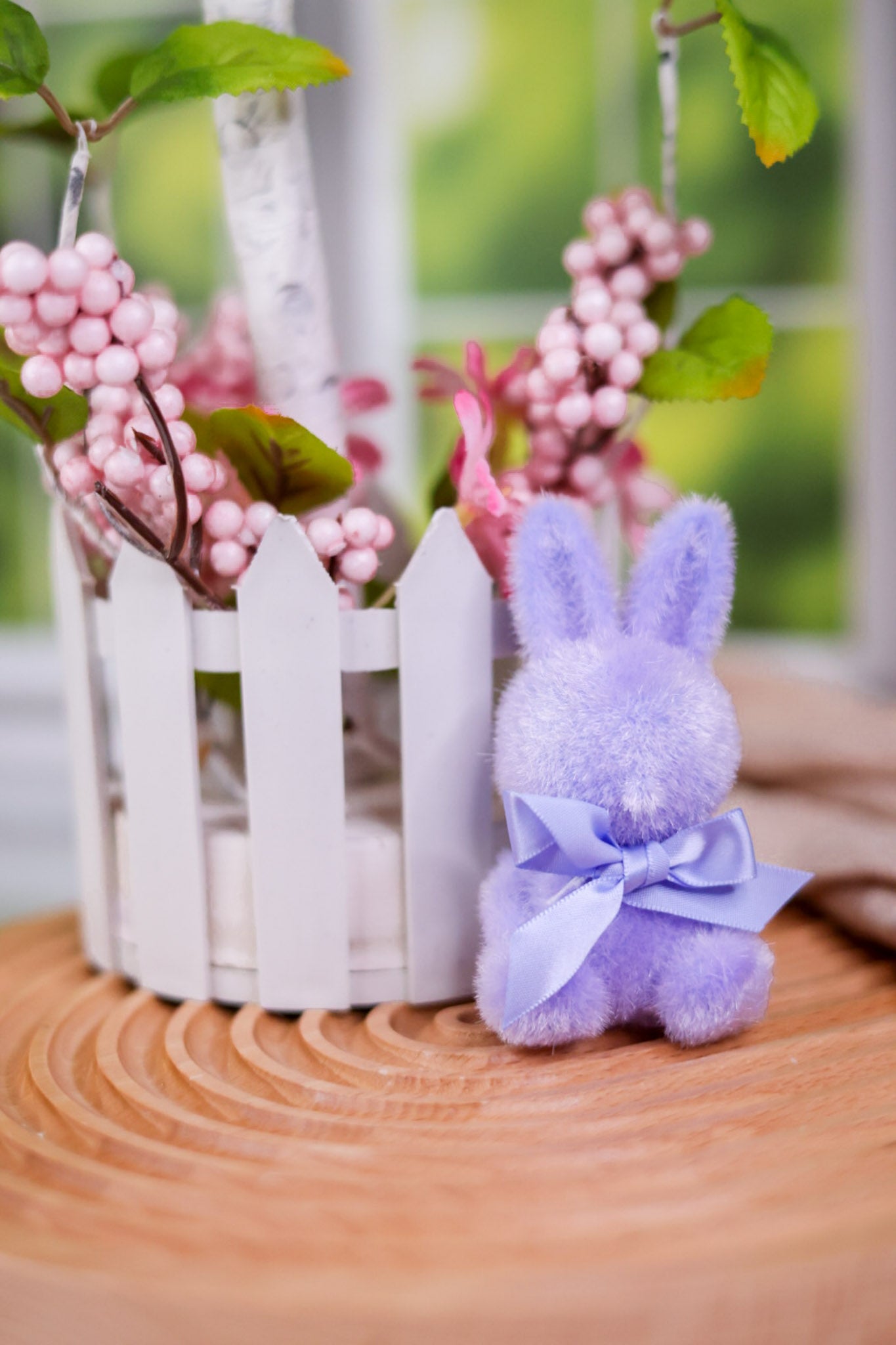 Flocked Spring Bunnies (7 Colors)