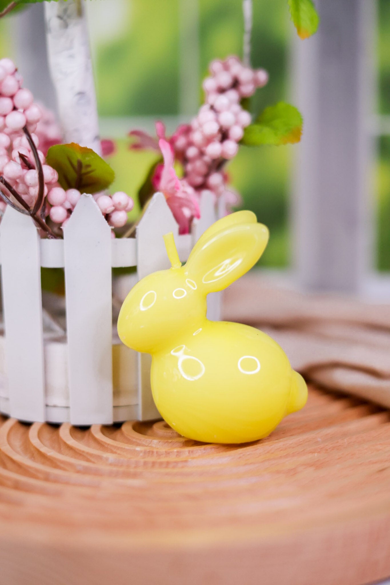 3" Colorful Bunny Candles (6 Colors)