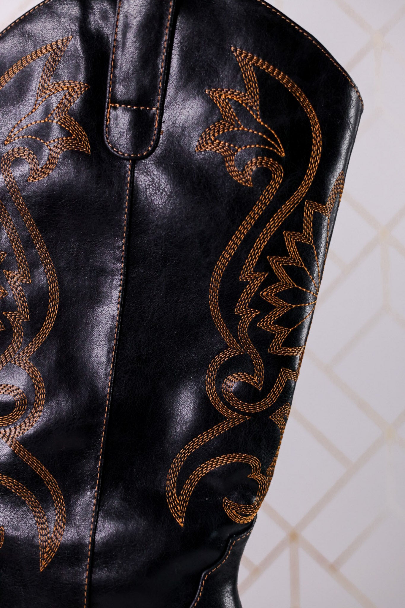 Just In Case Black Cowboy Boots FINAL SALE