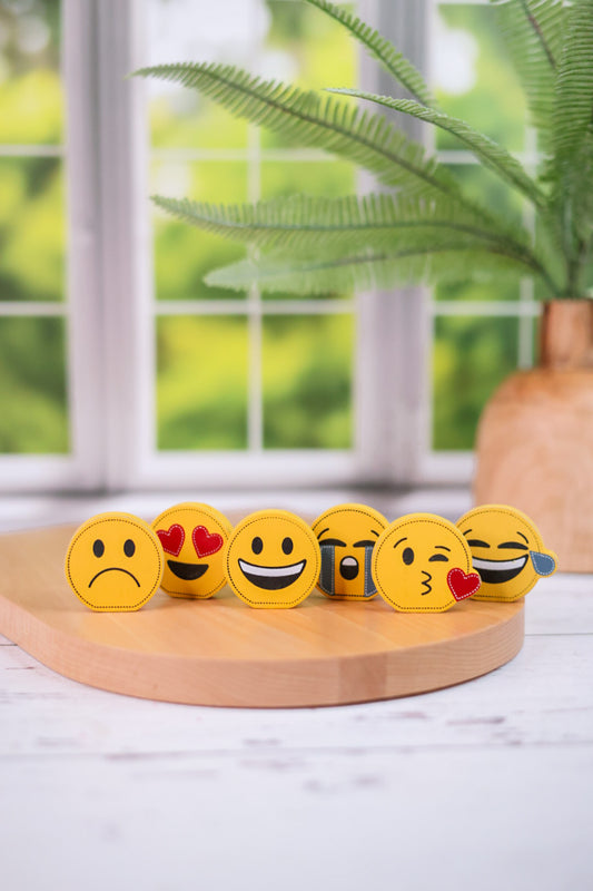 Set Of Six Emoji Ledgies