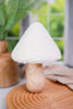 Wood and Cream Fabric Mushrooms (3 Sizes)