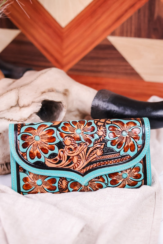 Flower Crest Ridge Wallet