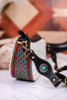 Hair on Hide Purse with Turquoise Accents
