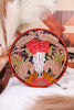 Southwestern Hand Tooled Round Leather Bag