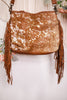 Tan Leather and Hair On Hide Purse