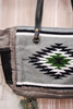 Charcoal Grey Aztec Print Tote