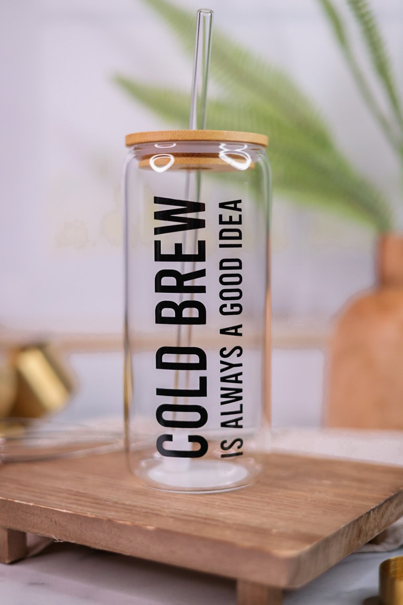 Glass Cold Brew Tumbler